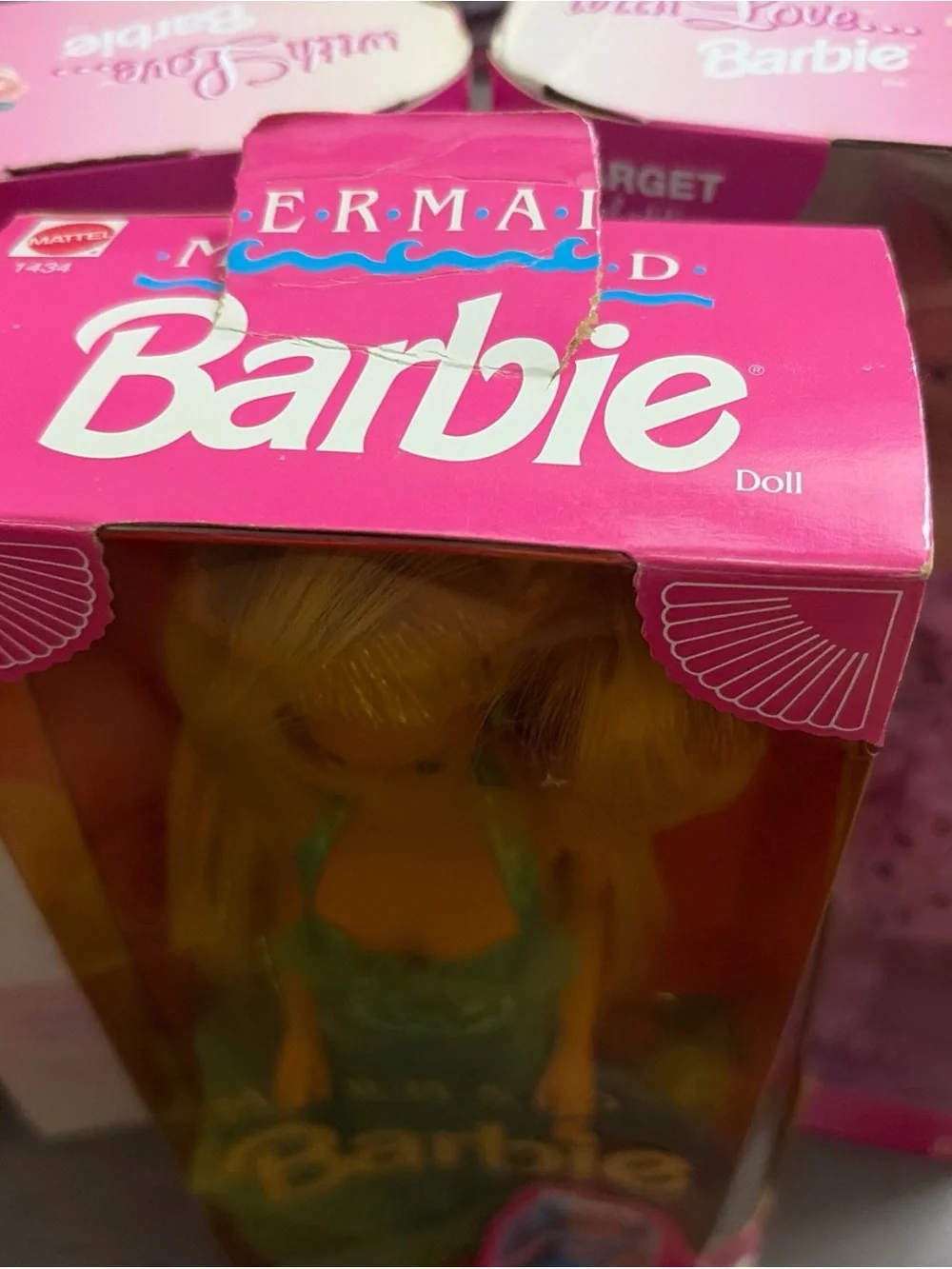 Barbie Mermaid First Edition Mattel Vintage 90's #1434 Changing Color Hair